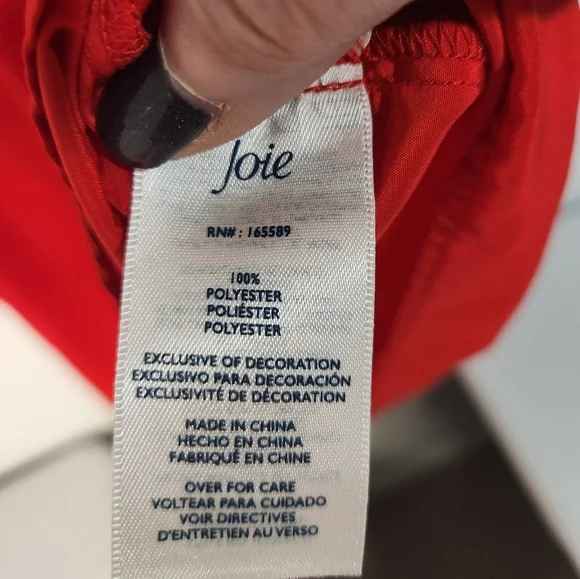 Joie Cute Ruched Top, Size Medium - Picture 3 of 7